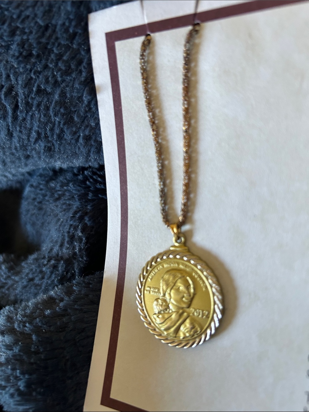 2012 Sacagawea Pendant Necklace - Picture 4 of 13
